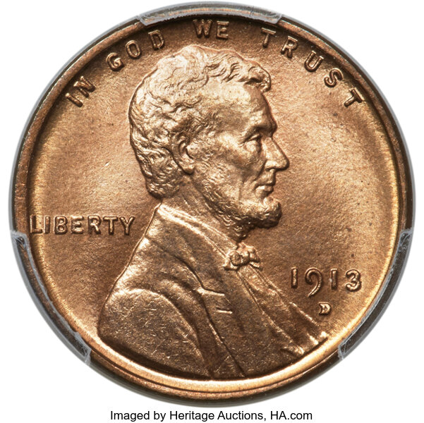 1913-D 1c MS RD thumbnail 2