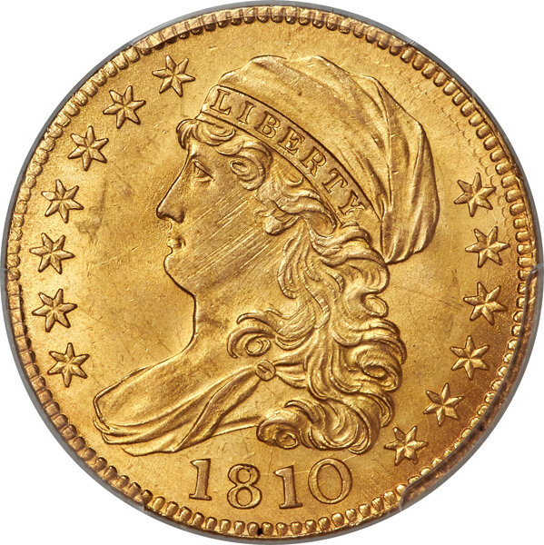 1810 $5  Large Date, Large 5, BD-4 MS thumbnail 4