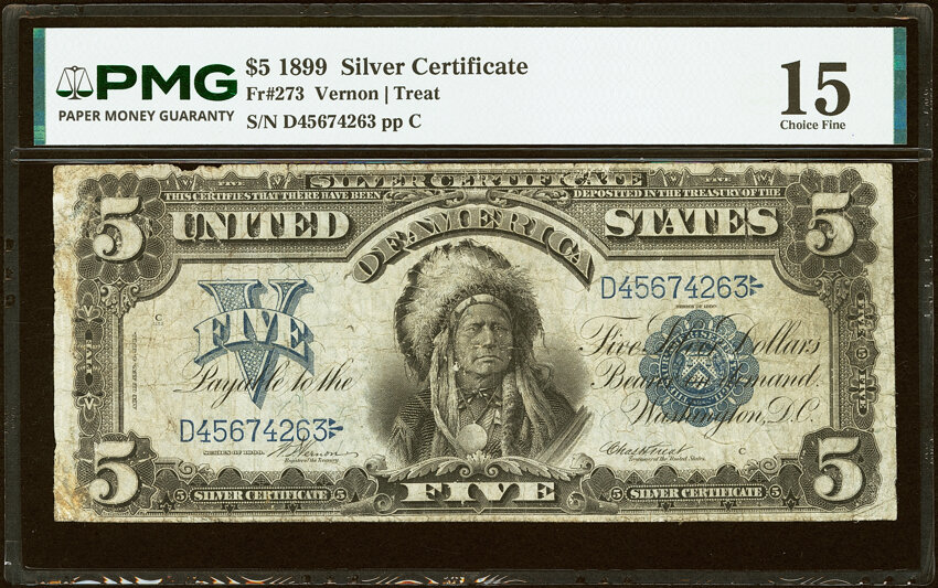 1899 $5  (Fr. 273) thumbnail 2