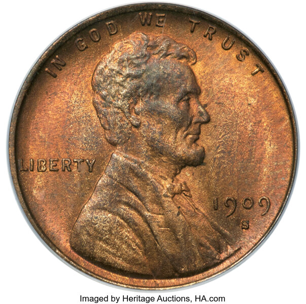 1909-S VDB 1c MS RB thumbnail 7