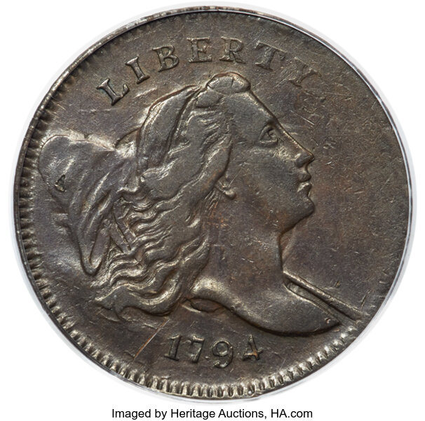 1794 1/2c Small Edge Letters, C-4a MS BN thumbnail 2