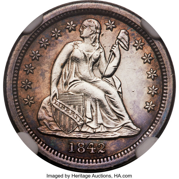 1842-O 10c MS thumbnail 5