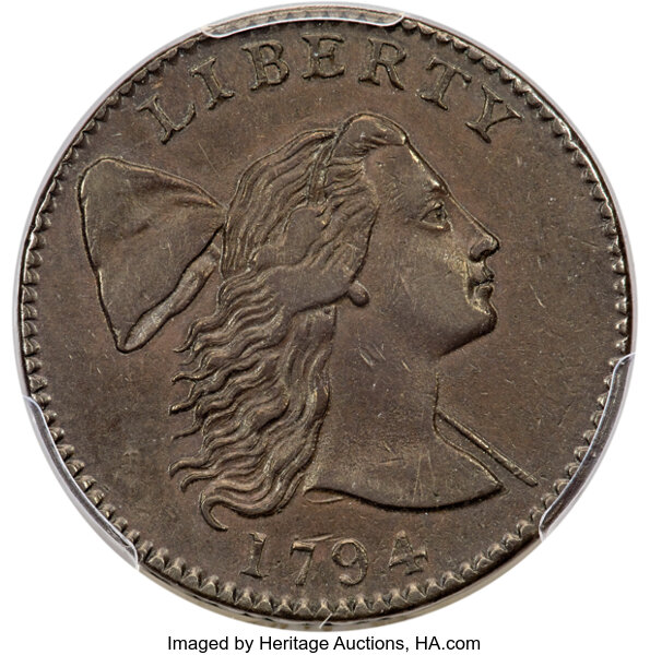 1794 1c Head of 1794, S-28  MS BN thumbnail 2