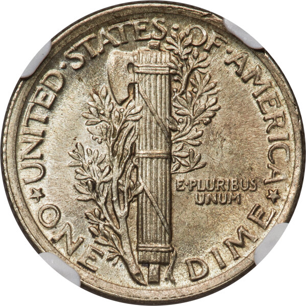 1921 10c MS FB MS65 FB thumbnail 2