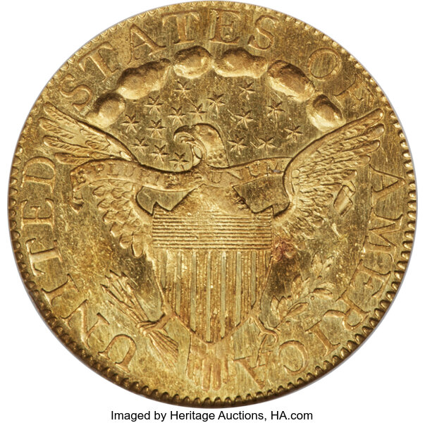 1795 $5  Large Eagle, BD-14 MS thumbnail 3