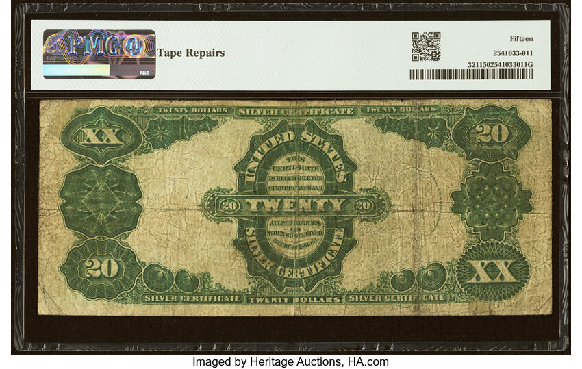 1891 $20  (Fr. 321) thumbnail 11