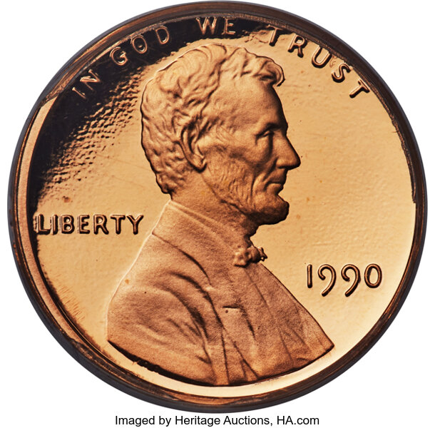 1990-(S) 1c No S, FS-101 PR RD DCAM thumbnail 2