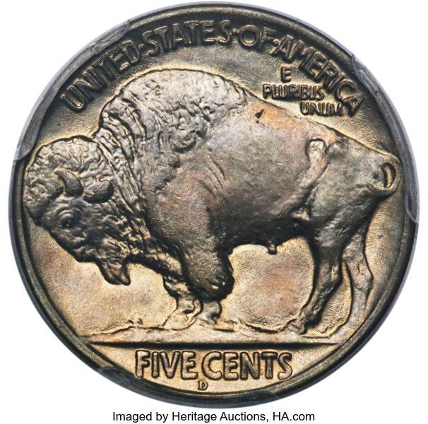 1928-D 5c MS66 CAC thumbnail 4