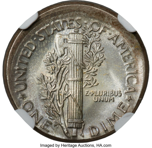 1945 10c MS FB MS66 FB thumbnail 4