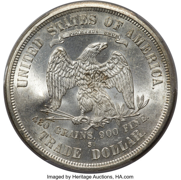 1875-S/CC Trade$ OMM, Chopmarked, FS-501 MS thumbnail 3