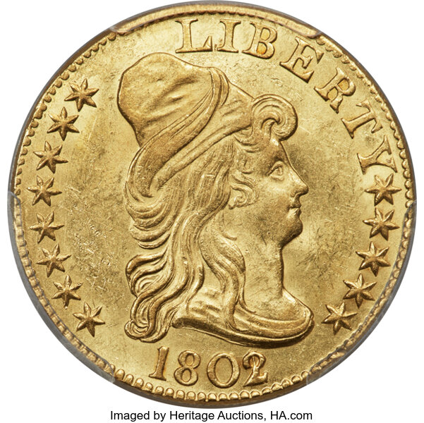 1802/1 $5  Centered Overdate, BD-2 MS thumbnail 2