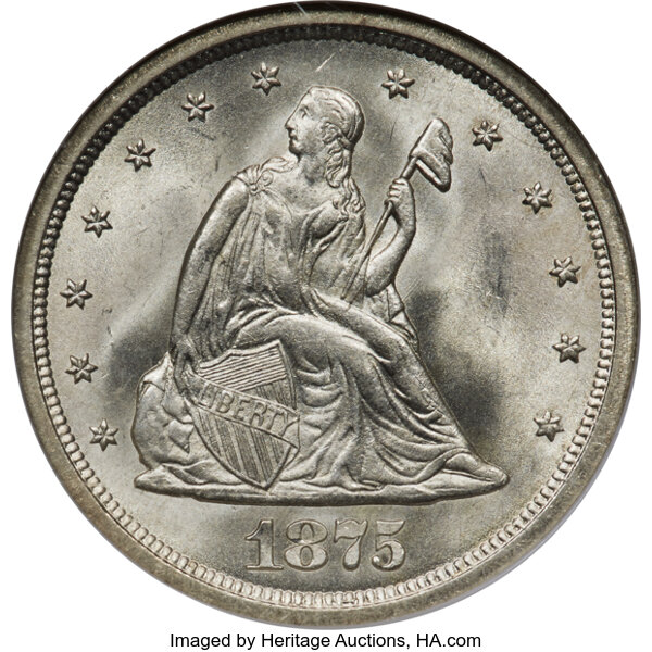 1875-S/S 20c Misplaced Date, FS-302 MS thumbnail 2