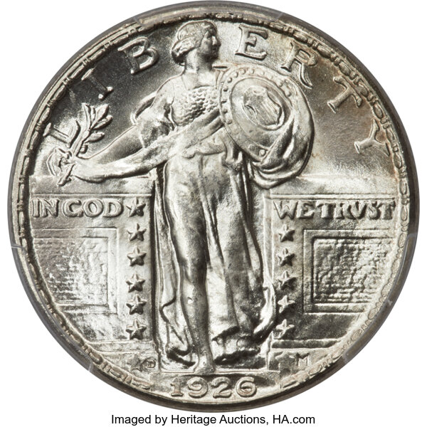 1926-D 25c MS FH thumbnail 3