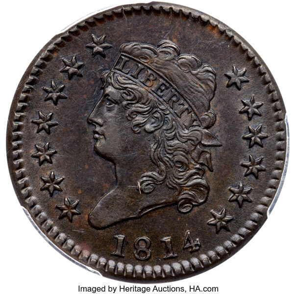 1814 1c Crosslet 4, S-294  MS BN thumbnail 2