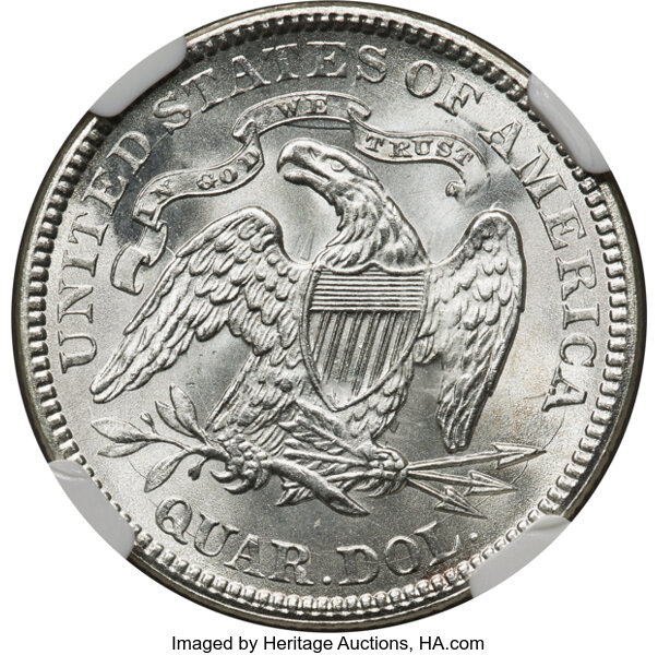 1877 25c AU58 thumbnail 20