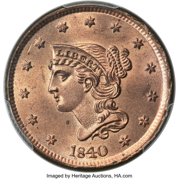 Image for 1840 1c Large Date, N-8 MS RD