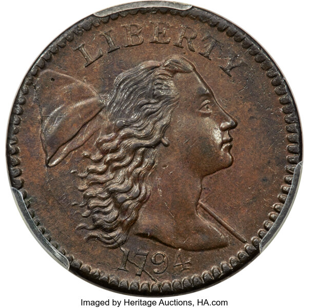 1794 1c Head of 1794, S-44  MS BN thumbnail 2