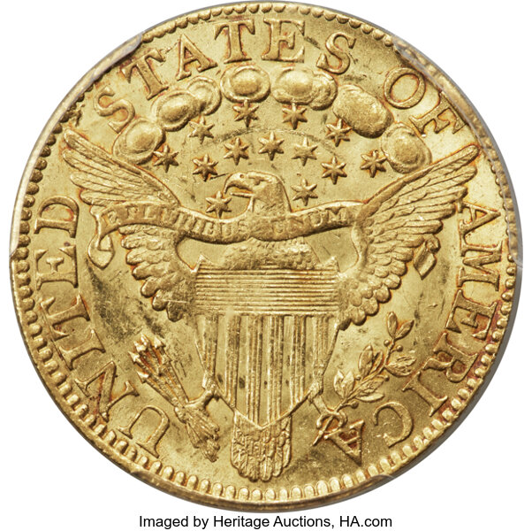 1802/1 $5  Centered Overdate, BD-2 MS thumbnail 4