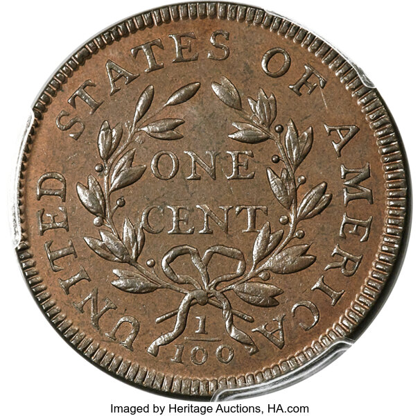 1797 1c Reverse of 1797, Stems, S-123  MS BN thumbnail 5