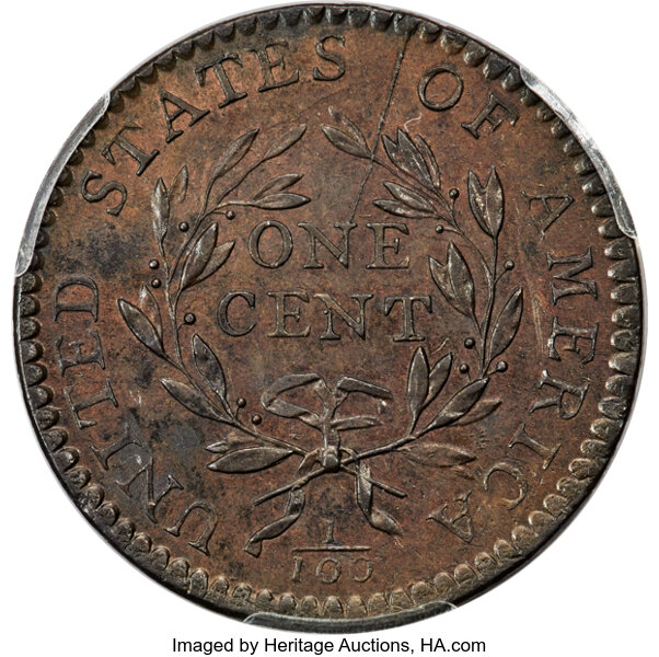 1794 1c Head of 1794, S-44  MS BN thumbnail 7