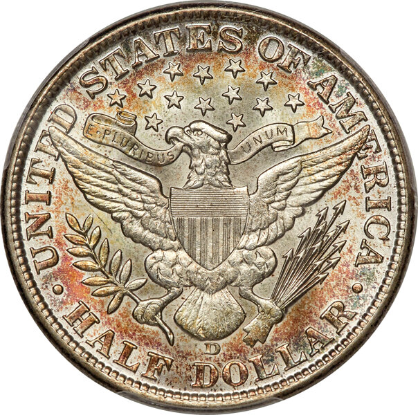 1913-D 50c MS66 thumbnail 2