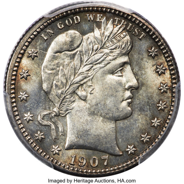 1907-S 25c MS thumbnail 2