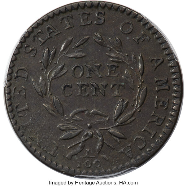 1794 1c Head of 1794, S-56  MS BN thumbnail 4