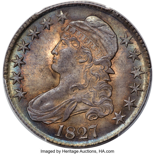 1827 50c Square Base 2, O-114 MS thumbnail 2