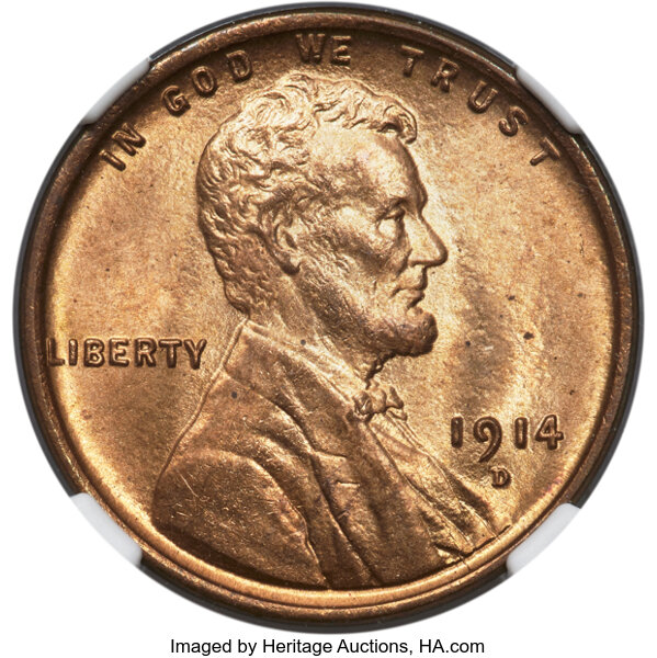 1914-D 1c MS RD thumbnail 3