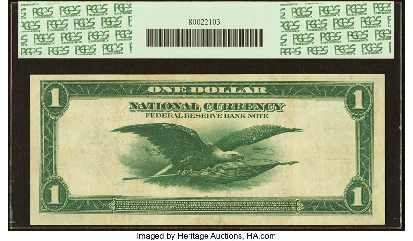 1918 $1  Atlanta (Fr. 724) thumbnail 3