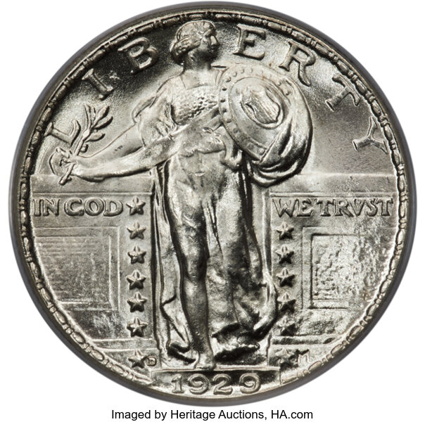 1929-D 25c MS FH thumbnail 3