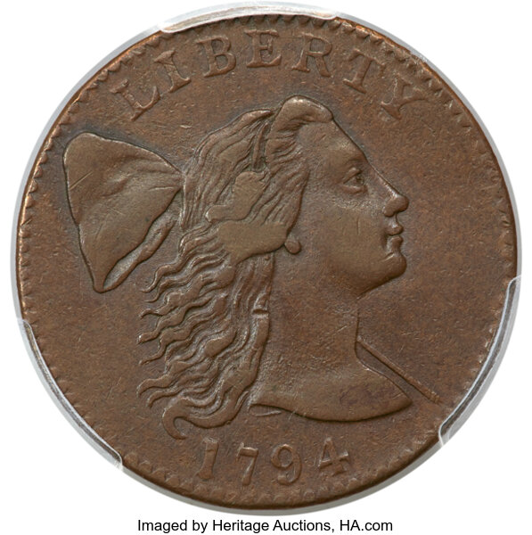 1794 1c Head of 1794, S-29  MS BN thumbnail 2