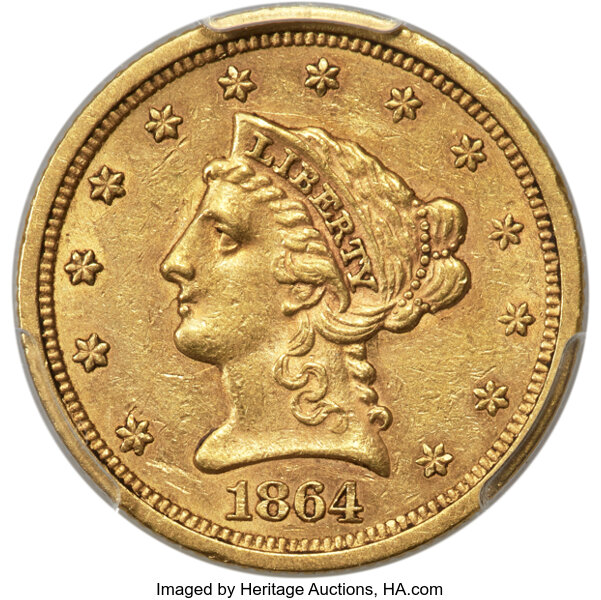 1864 $2 1/2 MS thumbnail 2