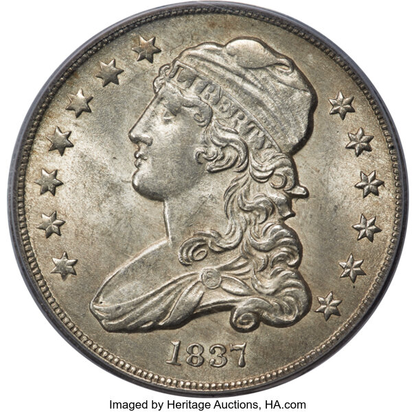 1837 25c B-2 MS thumbnail 2