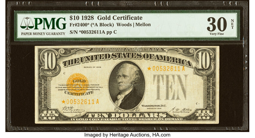 1928 $10  Star Replacement (Fr. 2400*) thumbnail 3