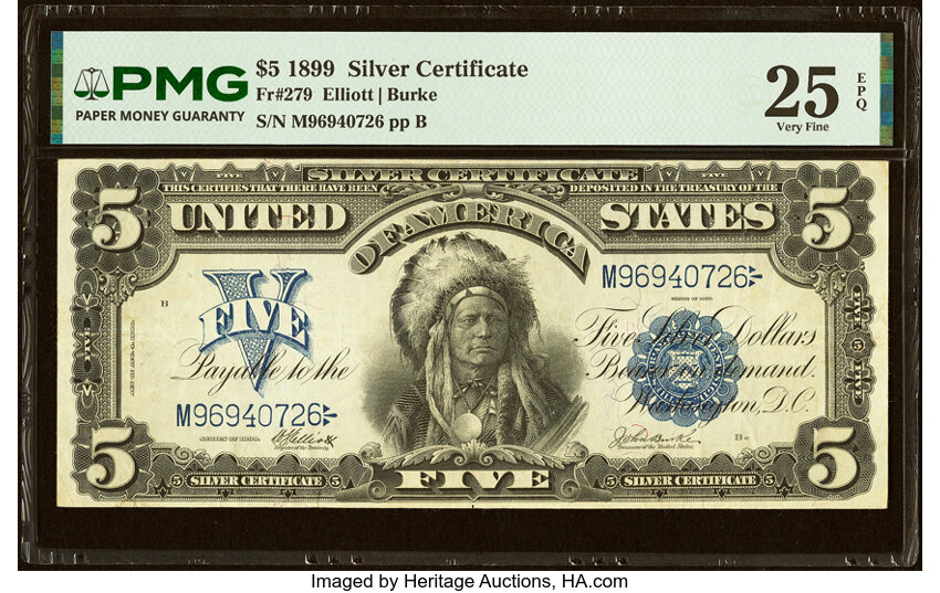 1899 $5  (Fr. 279) thumbnail 2