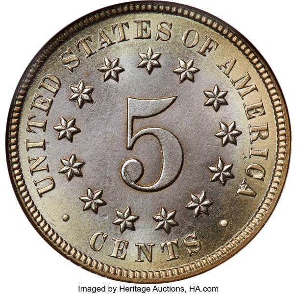 1872 5c MS65 thumbnail 10