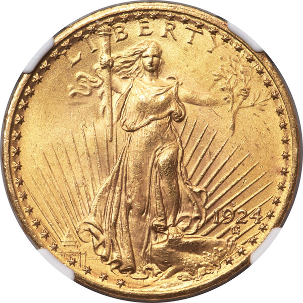 1924-S $20  MS thumbnail 3