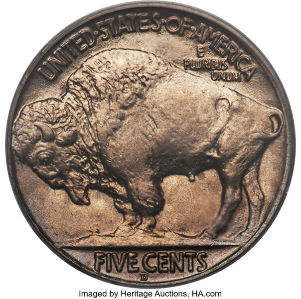 1918-D 5c MS66 CAC thumbnail 2
