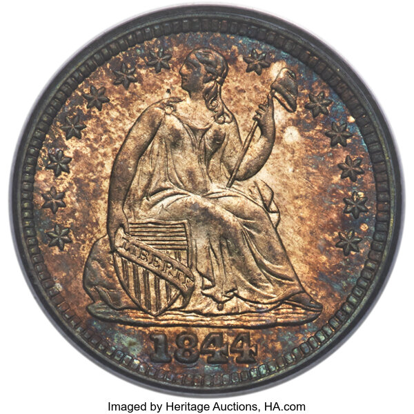 1844 H10c Repunched Date, FS-301 MS thumbnail 2