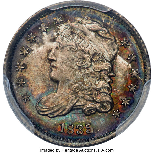 1835 H10c Small Date, Large 5C, LM-8.1 MS thumbnail 2