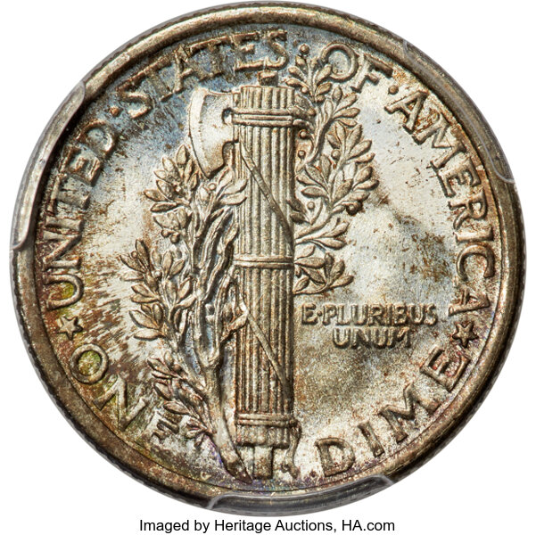 1917 10c MS FB MS68 FB thumbnail 4