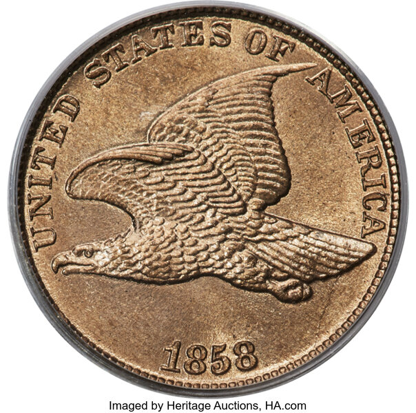 Flying Eagle Cent Set 1c 4 Coins MS thumbnail 7