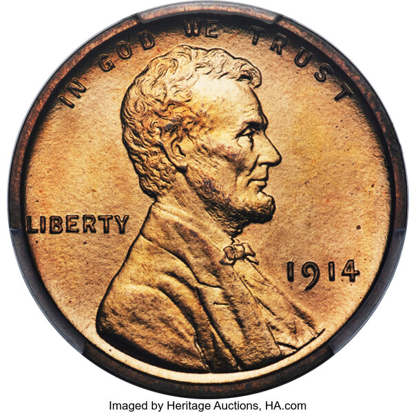 1914 1c Matte Finish PR RD thumbnail 2