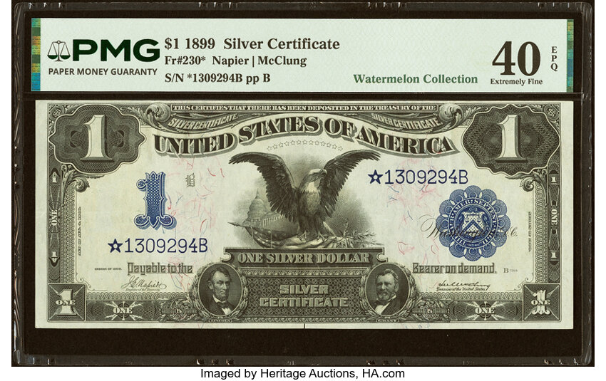 1899 $1  Star Replacement (Fr. 230*) thumbnail 2