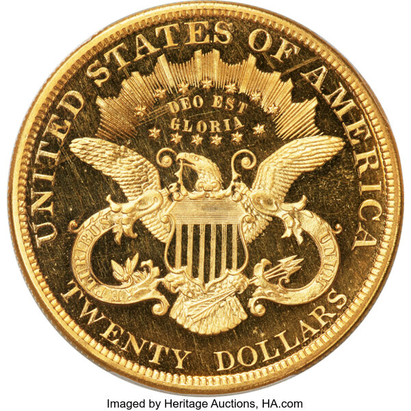1879 P$20 Quintuple Stella, Gold, J-1643 PR DCAM thumbnail 3