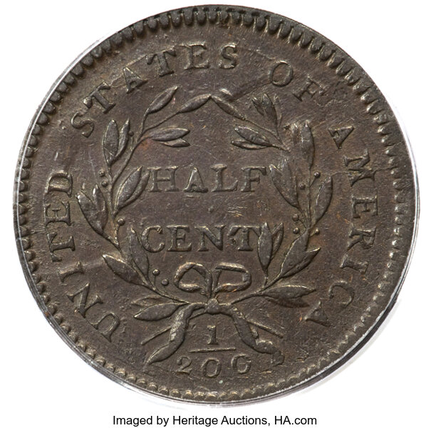 1794 1/2c Small Edge Letters, C-4a MS BN thumbnail 6