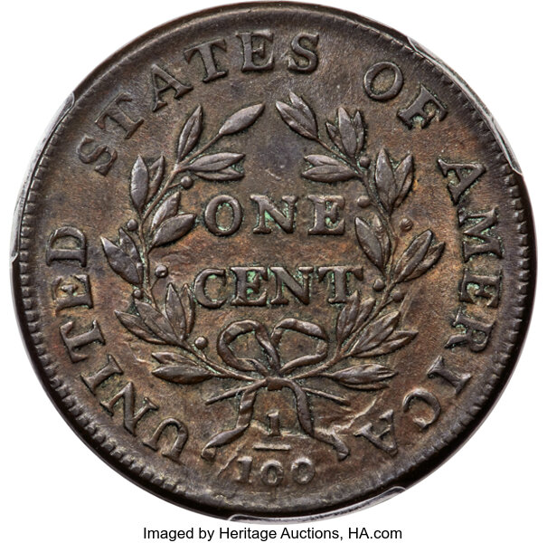 1798 1c 2nd Hair Style, S-174  MS BN thumbnail 5