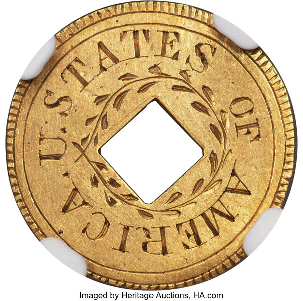 1849 PG$1 Gold, J-115 PR thumbnail 3