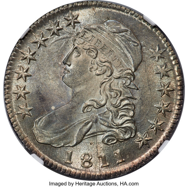 1811 50c Large 8, O-103a MS thumbnail 2